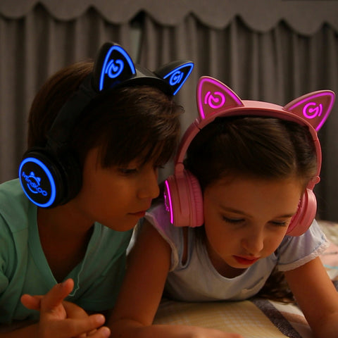 Foldable Luminous Gaming Headset