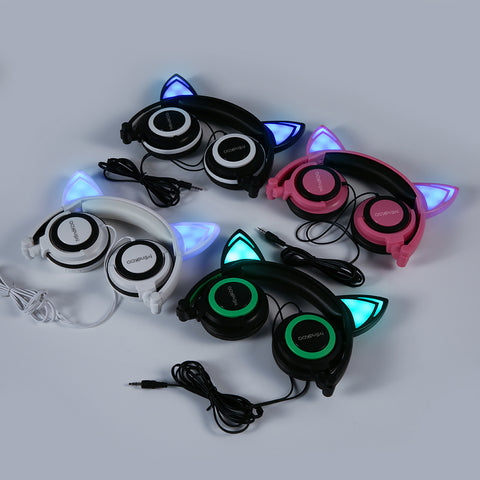 Foldable Luminous Gaming Headset