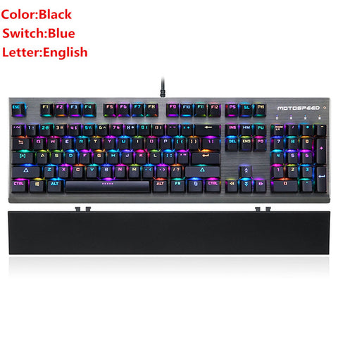 Anti-ghosting Metal Gaming Keyboard